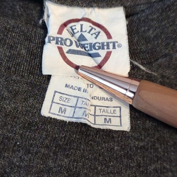 Warning Tee Shirt by Delta Pro Size: M  (0147) - Picture 3 of 4